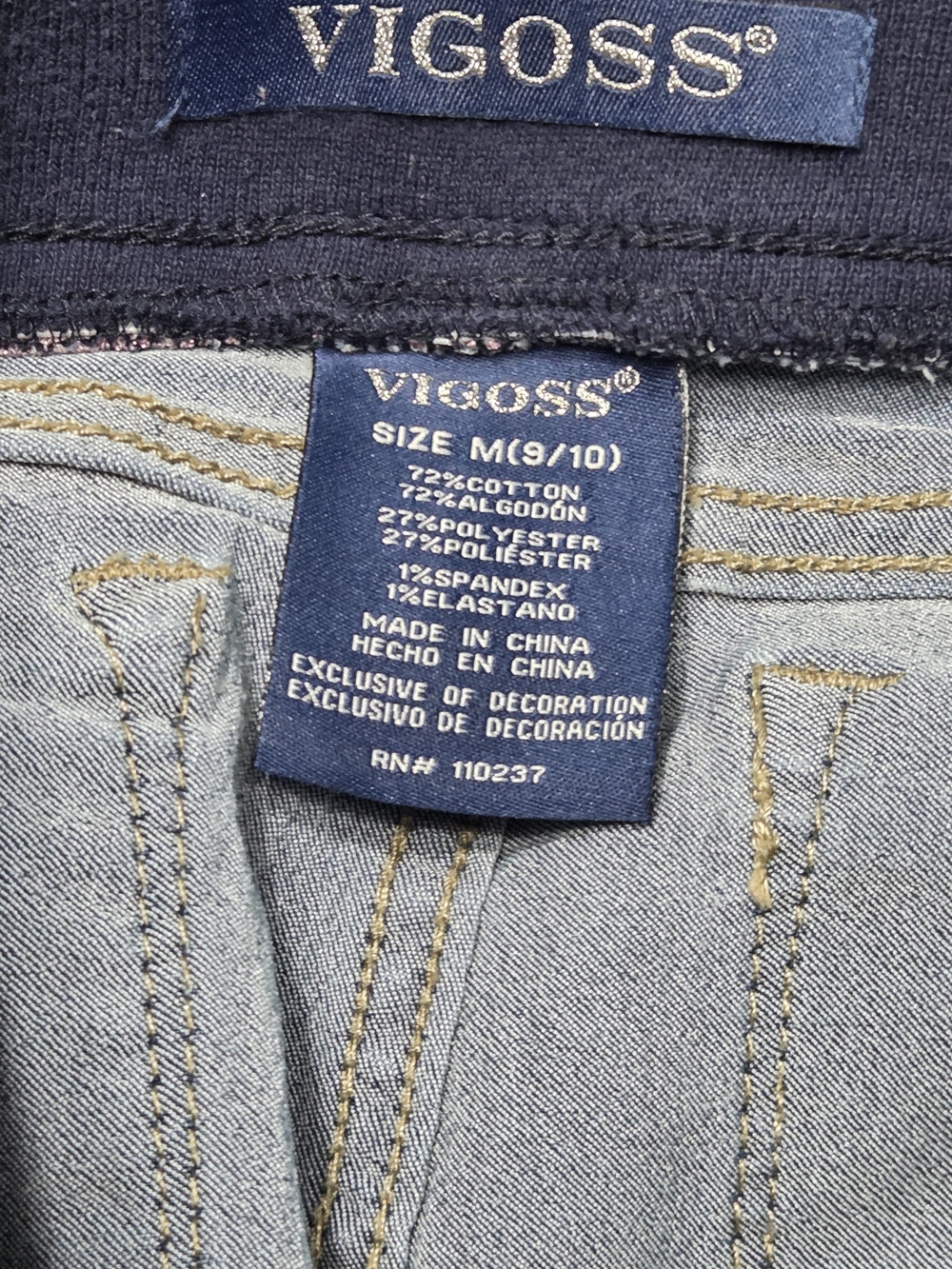 VIGOSS BERMUDA SHORTS GIRLS PULL ON SHORTS SIZE MEDIUM 9/10 - Picture 7 of 8